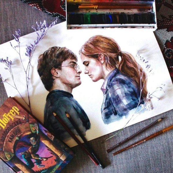 Рисунки в стиле Гарри Поттера