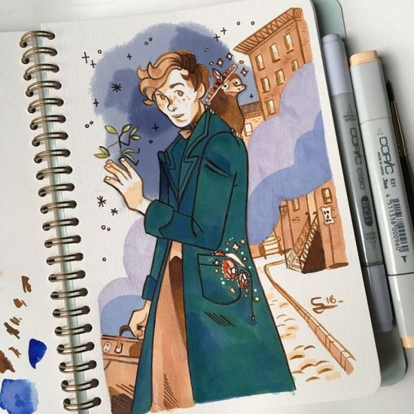 Sketchbook. Гарри Поттер