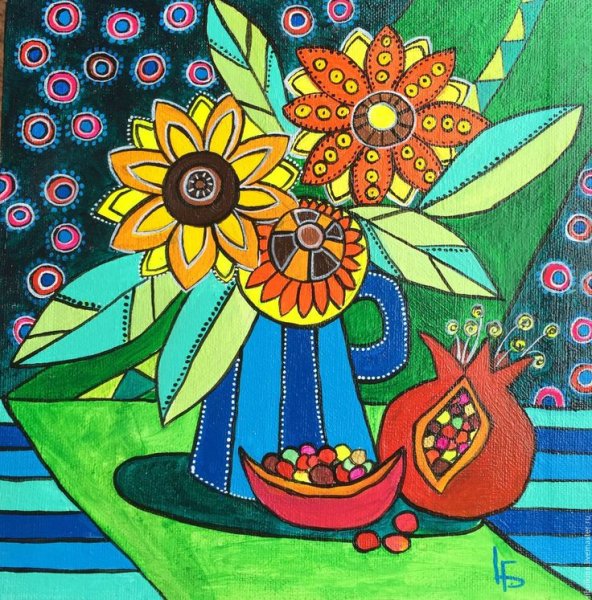 Декоративный натюрморт