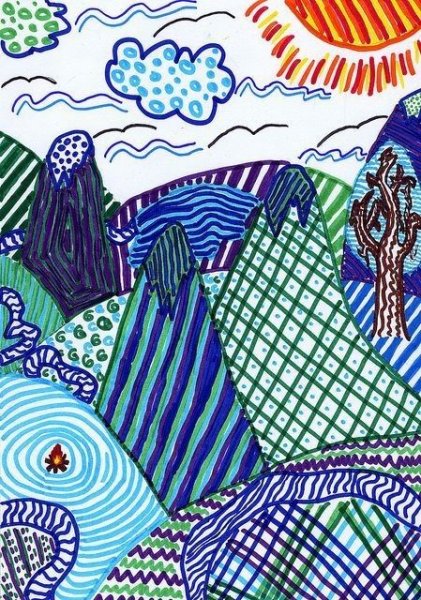 Рисование фломастерами для детей