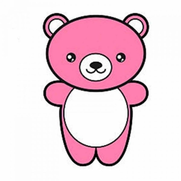 Мишка рисунок для срисовки