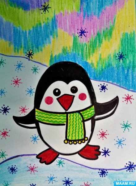 Рисование подарок деду Морозу