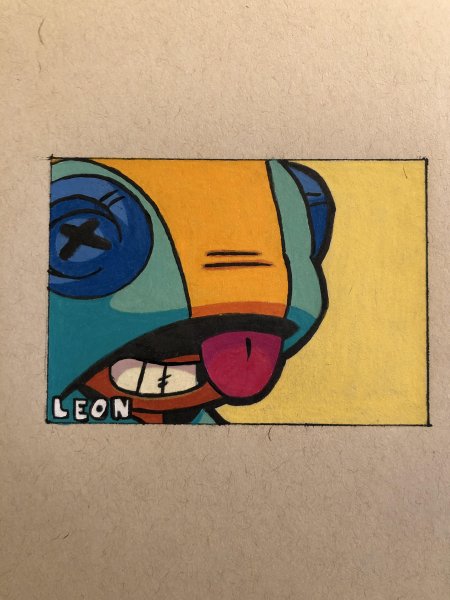 Нарисовать Леона Леон Леон