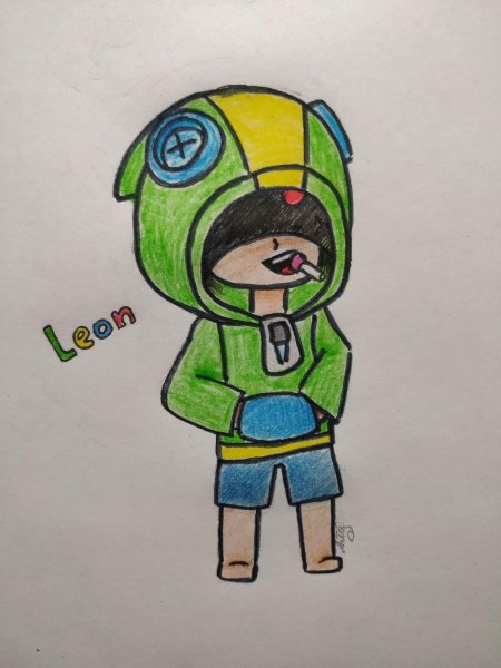 Леон Браво старс карандашом
