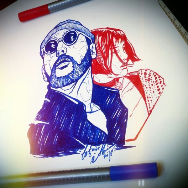 Эскизы в стиле Леон