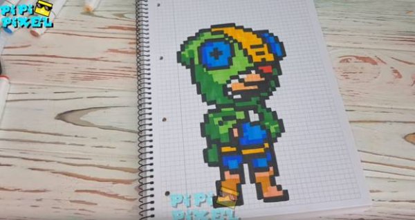 Леон по клеточкам