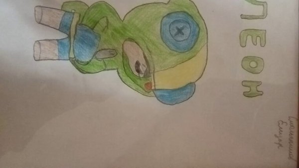 Леон из Браво старс для срисовки легко