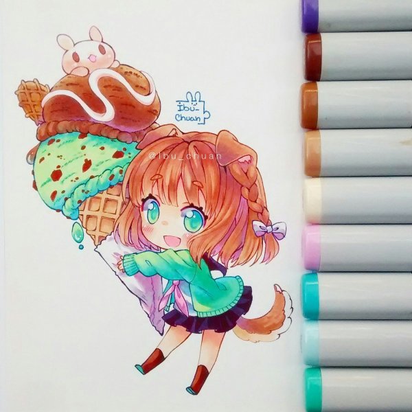 Аниме маркерами