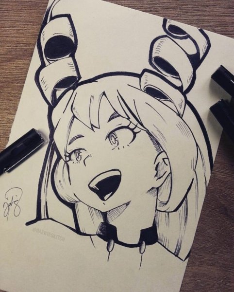 Аниме фломастерами