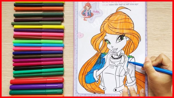 Винкс маркерами