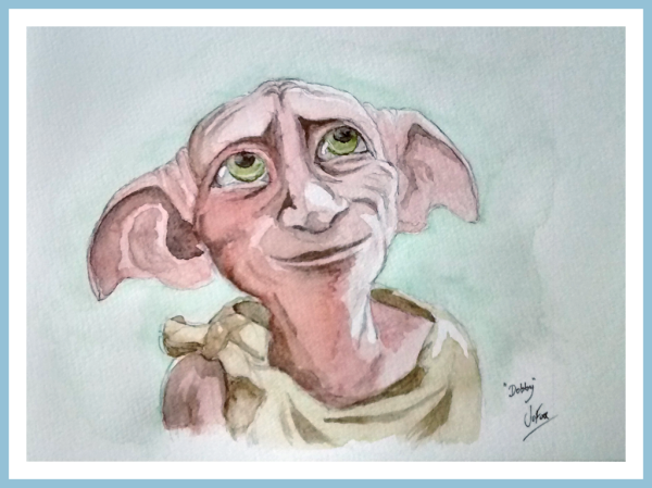 Добби акварелью