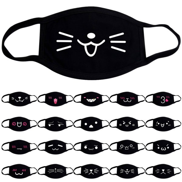 Маска на рот с принтом