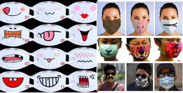 Разрисовать маску медицинскую