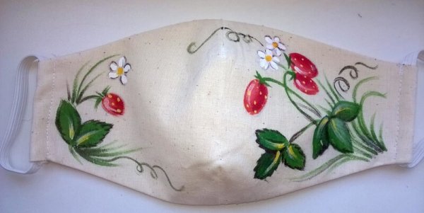 Роспись маски медицинской