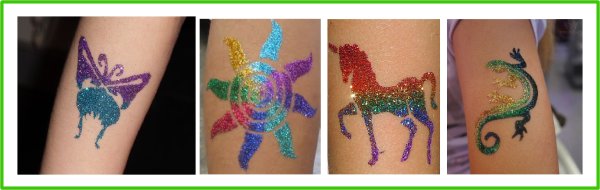 Глиттер тату для мальчиков