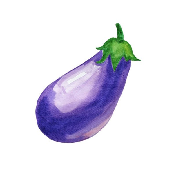 Скетчинг баклажан