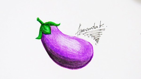 Баклажан для рисования