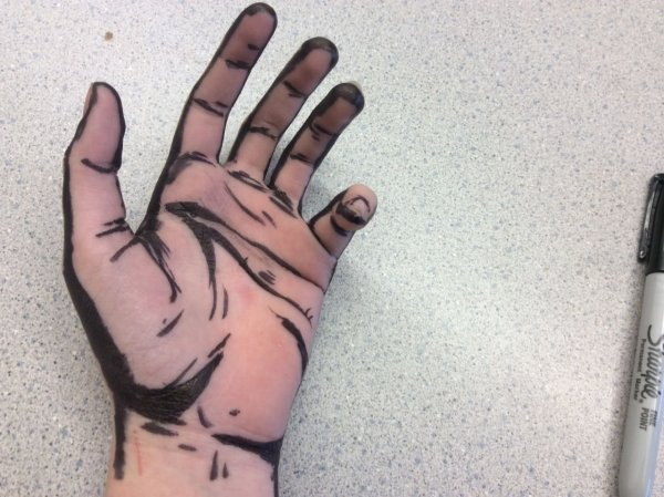 Лёгкие татушки ручкой