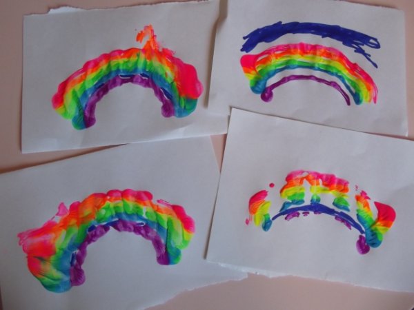 Радуга карандашом