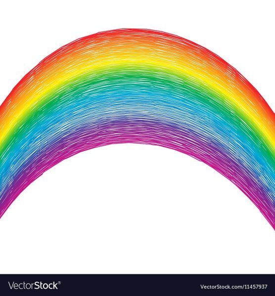 Радуга карандашом