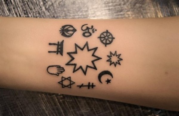 Тату ручкой