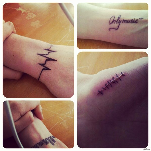 Рисунки ручкой на руке надписи