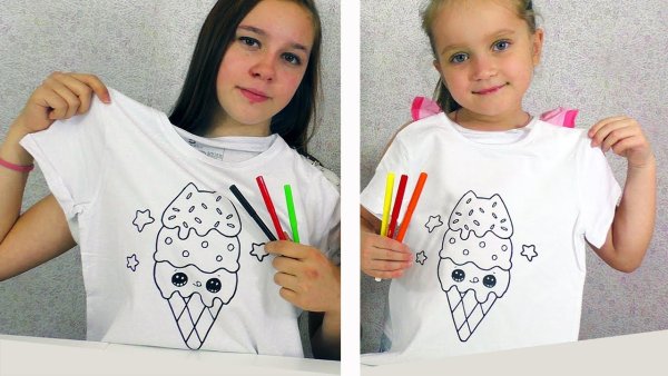 Роспись футболок маркерами