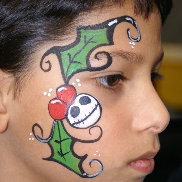 Красивый аквагрим для девочек