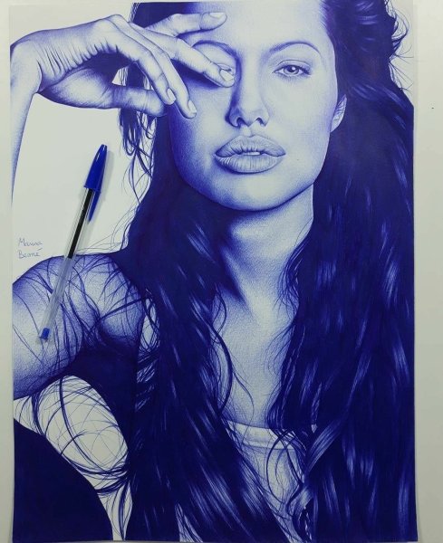 Картины шариковой ручкой