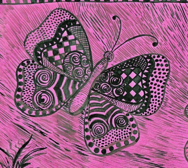 Рисование гелевой ручкой