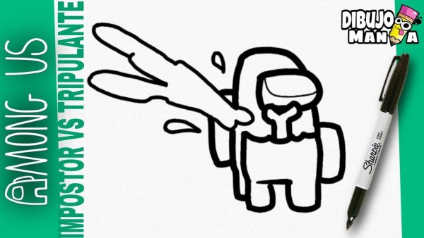 Рисунки маркерами амонг АС