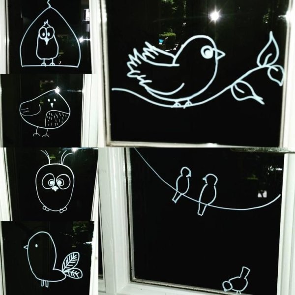 Маркер для окон белый