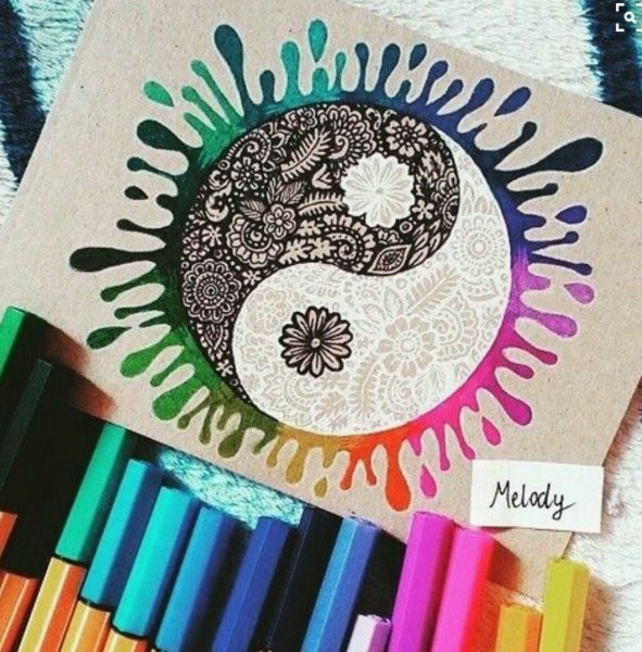 Рисунки фломастерами