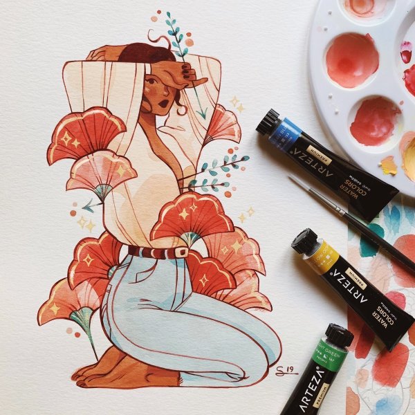 Стили рисования маркерами