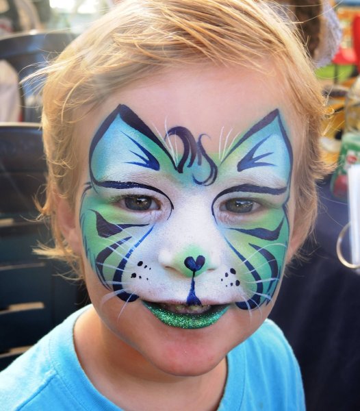 Аквагрим для девочек животные