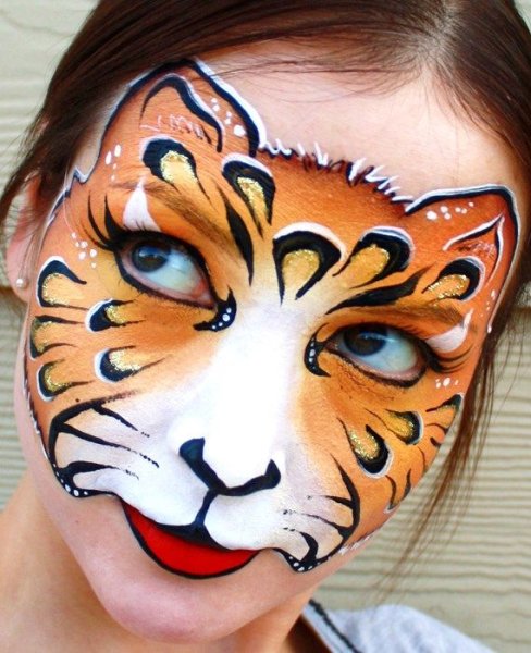 Маска Тигренок для лица