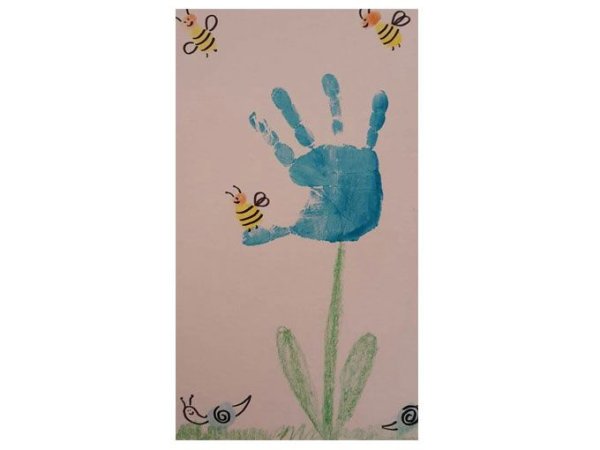 Рисование ладошками для детей