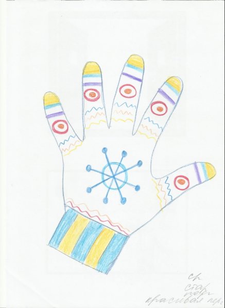 Рисование по ладошке