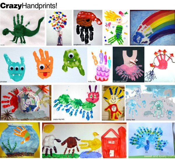 Отпечаток руки рисунок