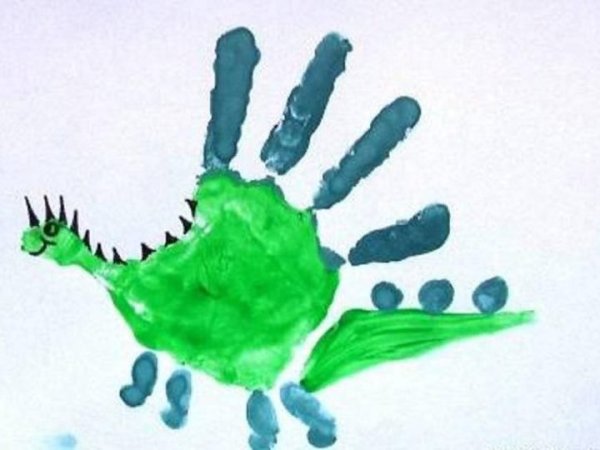 Рисование ладошками и пальчиками