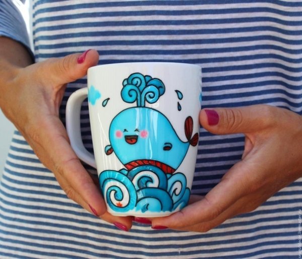 Роспись керамической кружки