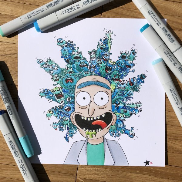 Дудлы Рик и Морти