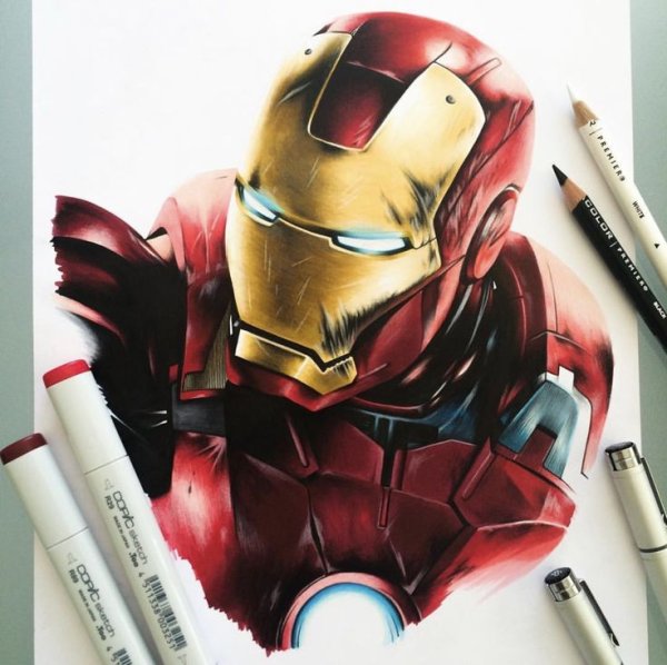 Железный человек эскиз