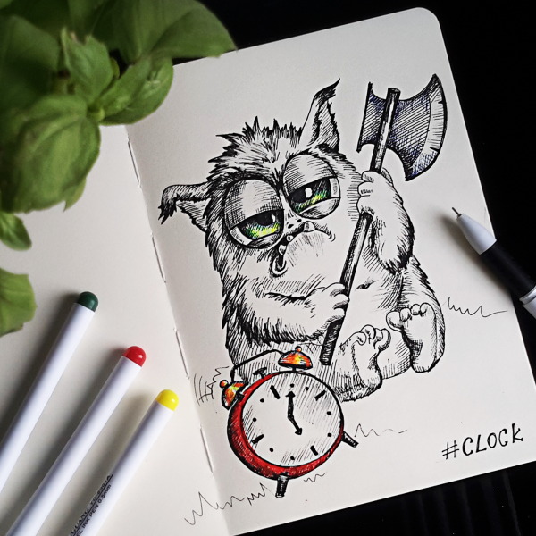 Смешные рисунки ручкой