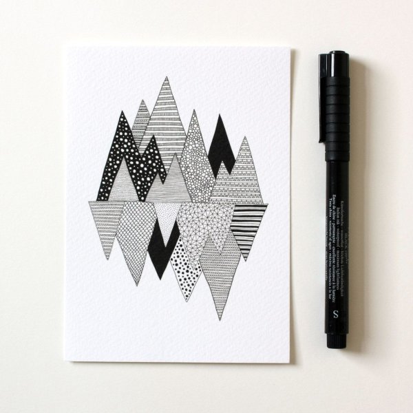 Скетчбук в стиле Минимализм