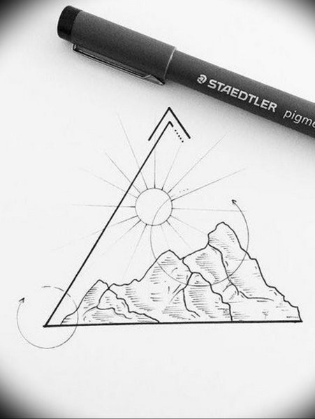 Эскизы в стиле Минимализм