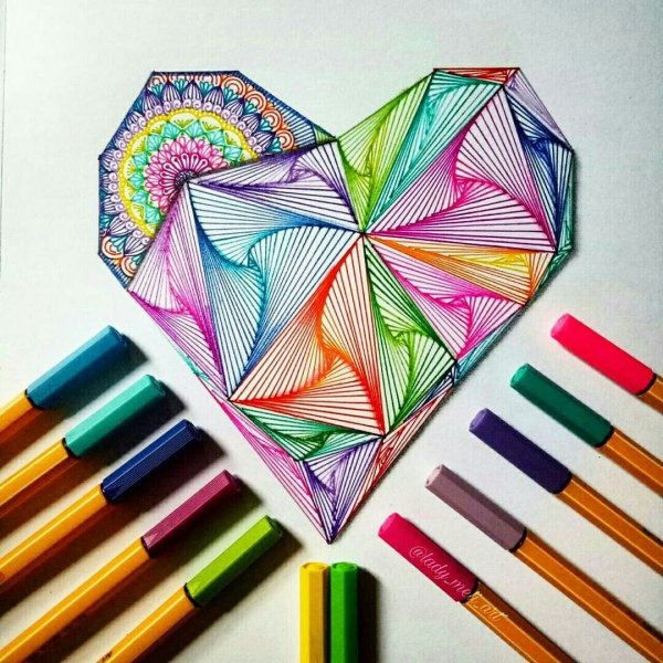 Рисунки из фломастеров