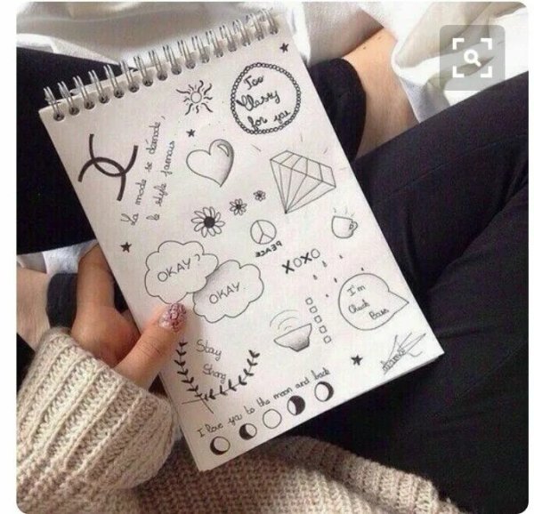 Рисунки для блокнота