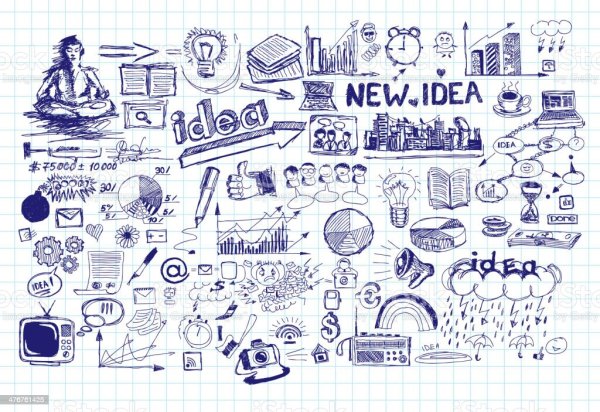 Фон для рисунка ручкой