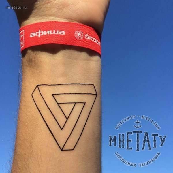 Тату на руке мужские несложные